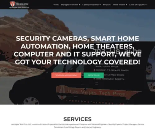 Lasvegastechpros.com(Las Vegas Tech Pros) Screenshot