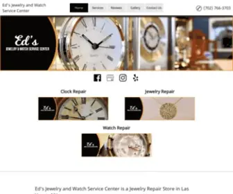 Lasvegaswatchengraving.com(Ed's Jewelry and Watch Service Center is a Jewelry Repair Store in Las Vegas) Screenshot