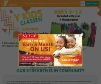 Lasvegasymca.org(YMCA of Southern Nevada) Screenshot