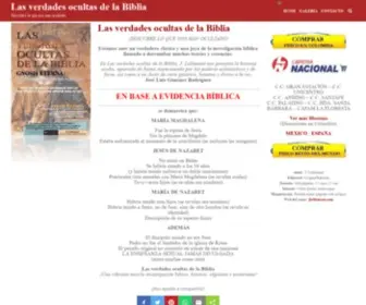 Lasverdadesocultasdelabiblia.com(Descubre lo que nos han ocultado) Screenshot