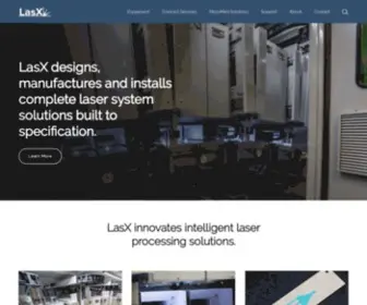 Lasx.com(LasX Industries) Screenshot