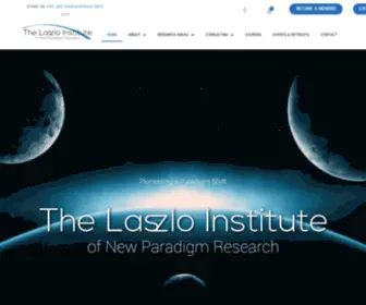 Laszloinstitute.com(The Laszlo Institute) Screenshot