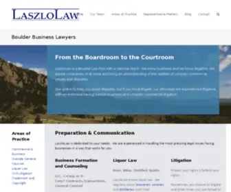 Laszlolaw.com(Laszlo) Screenshot