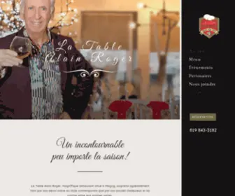 Latablealainroger.com(Restaurant à Magog) Screenshot