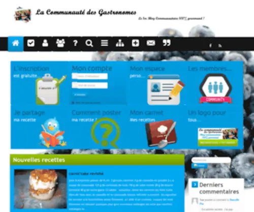 Latablemonde.com(La Communauté des Gastronomes) Screenshot