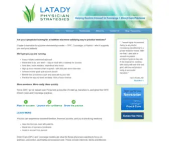 Latadyphysicianstrategies.com(Concierge and Direct Primary Care (DPC) Practice Conversion) Screenshot