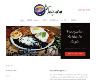 Lataguara-Madison.com(Venezuelan & Latin American restaurant with real home) Screenshot