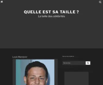 Lataille.fr(La taille des c) Screenshot