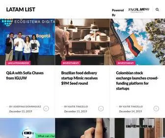 Latamlist.com(Latin American Startup and Technology News) Screenshot