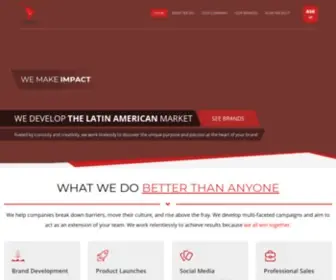 Latamly.com(Market development agency) Screenshot