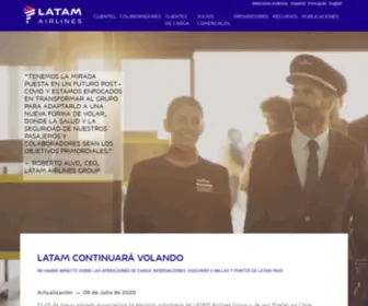 Latamreorganizacion.com(LATAM Airlines) Screenshot