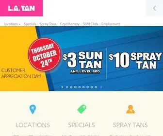 Latan.com(Your Tanning Destination) Screenshot