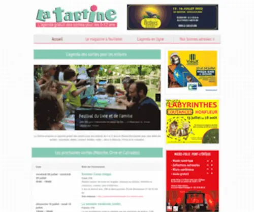 Latartine.org(LA TARTINE) Screenshot