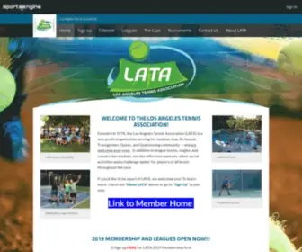 Lataweb.com(Los Angeles Tennis Association) Screenshot