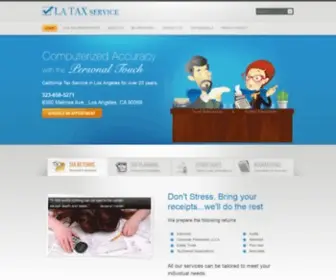 Lataxservice.com(Tax Accountants) Screenshot