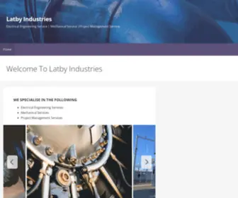 Latby-Industries.com(Electrical Engineering Service) Screenshot