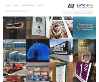 Latchon.com(Commercial Signs) Screenshot