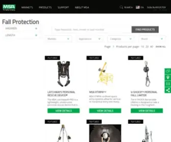 Latchways.com(Fall Protection products from Latchways plc) Screenshot