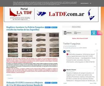 Latdf.com.ar(Portal La TDF) Screenshot