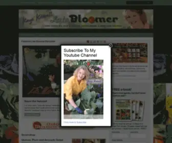 Latebloomershow.com(Kaye Kittrell's Garden Web Series and Blog) Screenshot