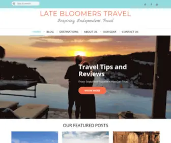 Latebloomerstravel.com(Late Bloomers Travel) Screenshot