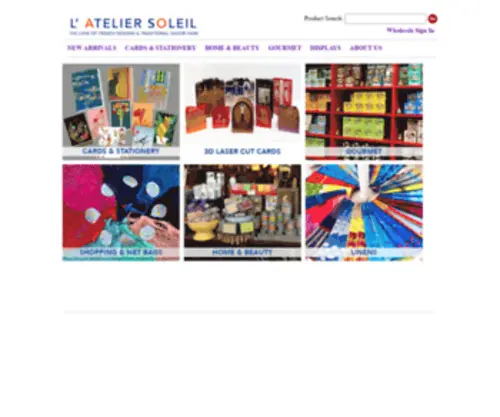 Lateliersoleil.com(lateliersoleil) Screenshot