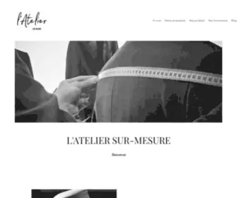 Lateliersurmesure.ch(Atelier sur) Screenshot