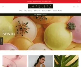 Latelita.com(British designed atelier jewellery) Screenshot