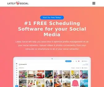 Latelysocial.com(Greatly Social (formerly Lately Social)) Screenshot