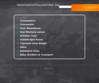 Latemseverhuurwinkel.be(Latemse Machinery Verhuur en Verkoop) Screenshot