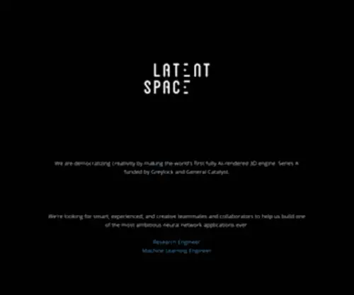 Latentspace.co(Latent space) Screenshot