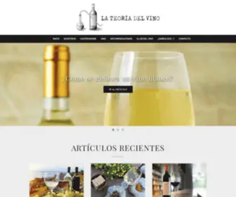 Lateoriadelvino.com(Somos el portal del mundo del vino más importante de México) Screenshot