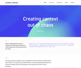 Lateralmatrix.com(Lateral Matrix) Screenshot