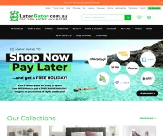 Latergator.com.au(Later Gator Buy Now Pay Later with Afterpay) Screenshot