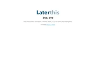 Laterthis.com(Laterthis) Screenshot