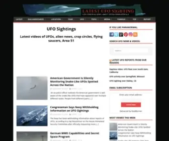 Latest-Ufo-Sightings.net(Ufo) Screenshot