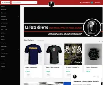 Latestadiferro.org(Libri Musica Poster Maglie Spille Video) Screenshot