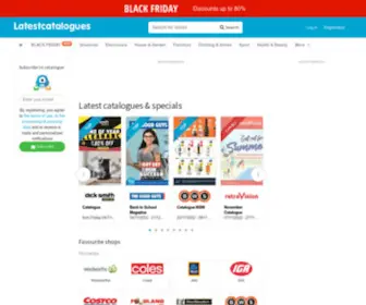 Latestcatalogues.com(Here you'll find today's catalogues of the Australian stores at your disposal) Screenshot