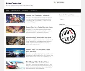 Latestgenerator.com(LatestGenerator) Screenshot