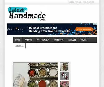 Latesthandmade.com(A gateway to handmade era) Screenshot