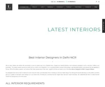 Latestinteriors.com(Best Interior Designers in Delhi) Screenshot