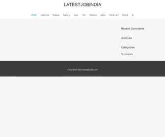 Latestjobindia.com(Latestjobindia) Screenshot