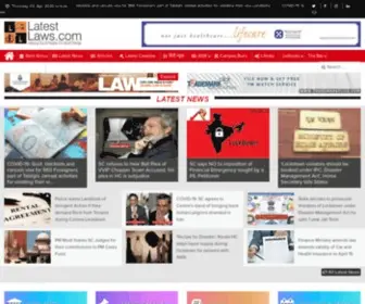 Latestlaws.com(Legal News in India) Screenshot