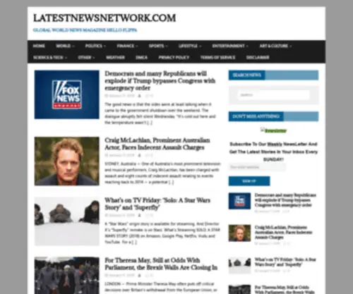 Latestnewsnetwork.com(Latestnewsnetwork) Screenshot