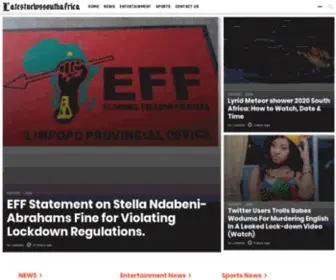 Latestnewssouthafrica.com(Latestnewssouthafrica) Screenshot