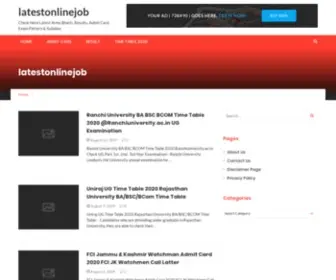 Latestonlinejob.com(Latestonlinejob) Screenshot