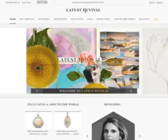 Latestrevival.com(Luxury Designer Jewelry Exclusives & Editorials) Screenshot