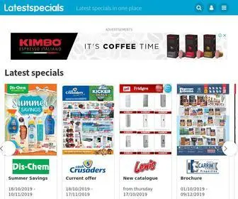 Latestspecials.co.za(Specials, catalogues and deals) Screenshot