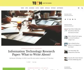 Latesttechupdates.com(Tech blog) Screenshot