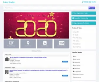 Latesttenders.co.in(Government Tenders) Screenshot